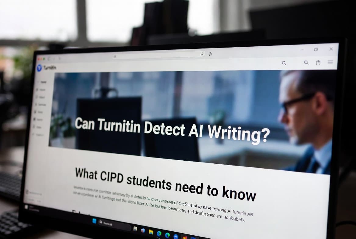 AI detection and Turnitin for CIPD assignments